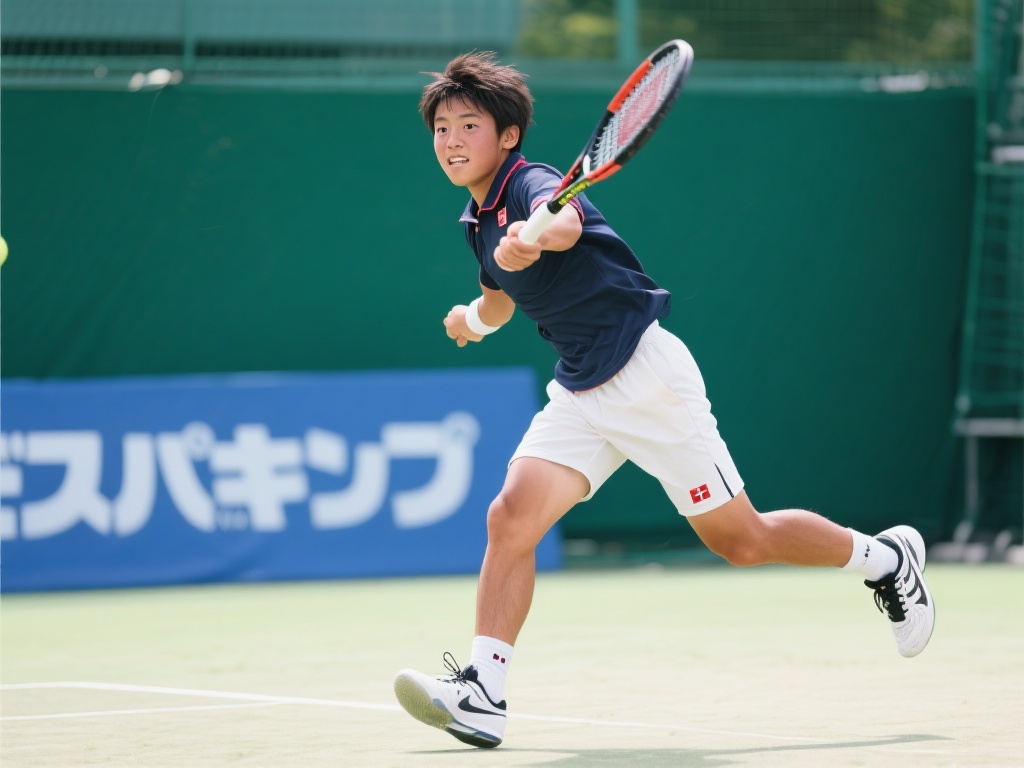 自小，高桥航大便展现出了出众的网球天赋。